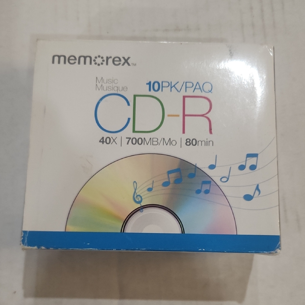 Memorex CD-R 10 Pack - Multicolor